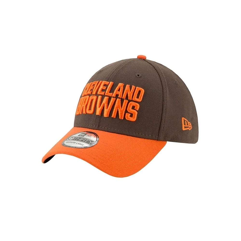 Cleveland Browns New Era Team Classic 39THIRTY Stretch‎ Fit Hat LARGE/XL NEW